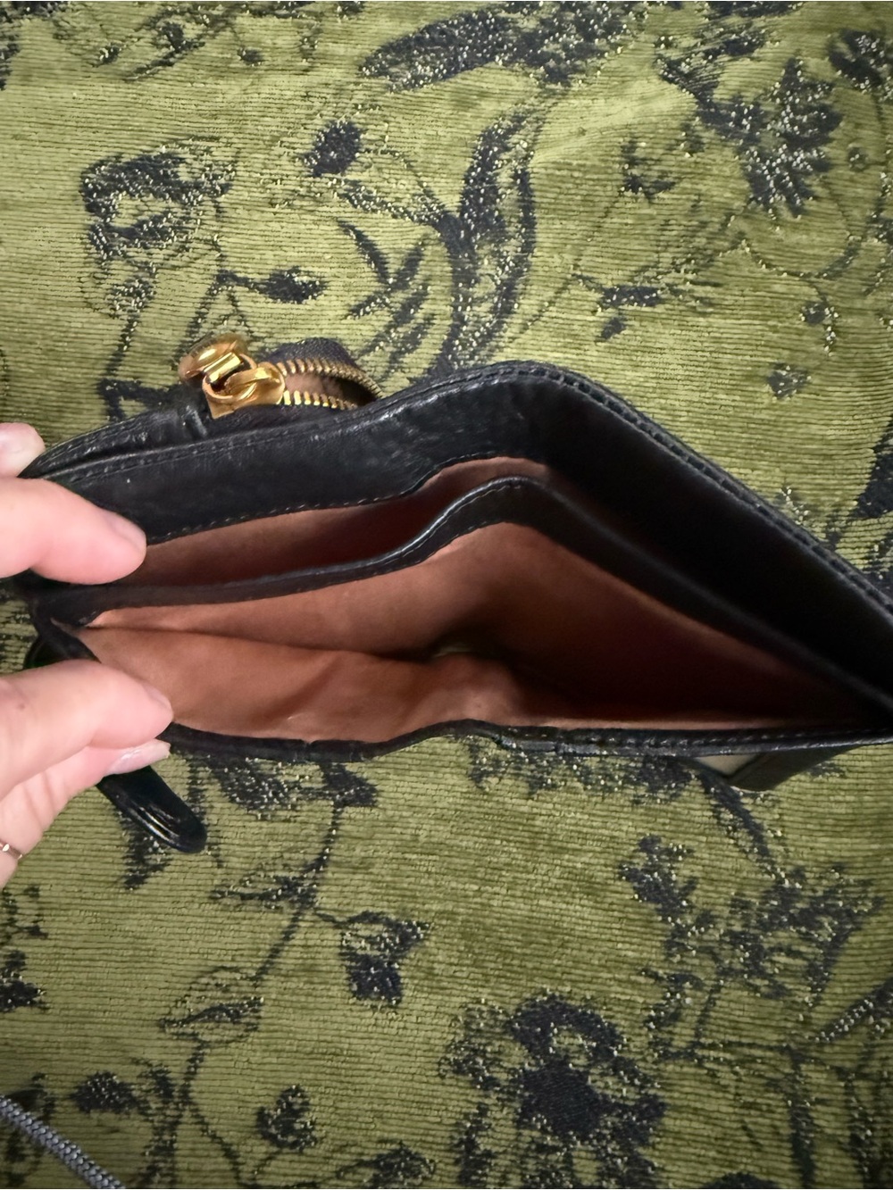 HOBO black leather wallet - Picture 3 of 5